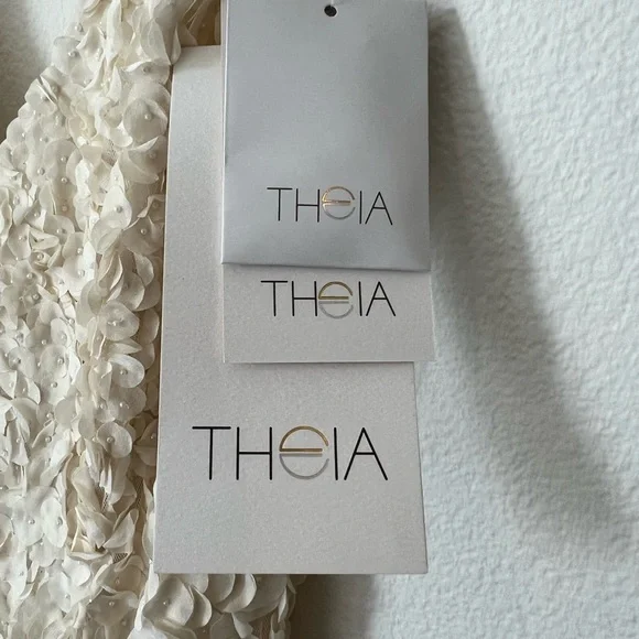 NWT BHLDN Anthropologie Theia Emma Cherry Blossom Wedding Prom Gown 2 NWT $2195 - Picture 2 of 15